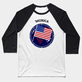 'Murica Baseball T-Shirt